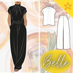 FLOOW - BELLE női szett fehér színű hímzett anyagból - XXS