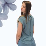 FLOOW - BELLE női szett zöld színű csillámos felületű viszkóz anyagból - 3XL