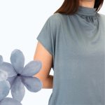 FLOOW - BELLE női szett zöld színű csillámos felületű viszkóz anyagból - XXS