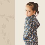 FLOOW Noa - kislány ruha egyenes fazon, kenguru zsebbel, kék