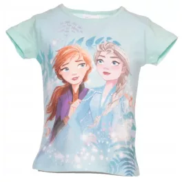   Disney Frozen, Disney Jégvarázs Gyerek póló kék, csillámos 