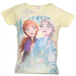   Disney Frozen, Disney Jégvarázs Gyerek póló sárga, csillámos - 104