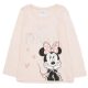 Disney Minnie Gyerek hosszú ujjú póló rózsaszín, lurex díszítéssel