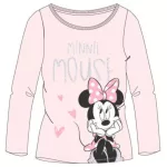Disney Minnie Gyerek hosszú ujjú póló rózsaszín, lurex díszítéssel