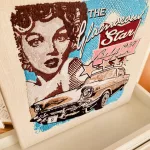 Hímzett falikép - Star