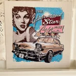 Hímzett falikép - Star