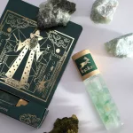 VARÁZSLÓ Hop Hare Illóolaj Tarot Roll On zöld aventurin KRISTÁLLYAL