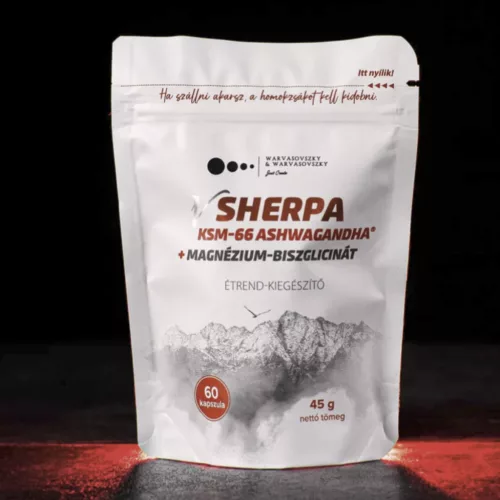 vSherpa KSM-66® Ashwagandha + Magnézium-biszglicinát étrend-kiegészítő
