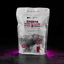   vSherpa Bubble Kollagén 10.000 mg + C-vitamin tutti-frutti ízű pezsgő italpor