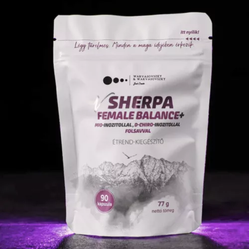 vSherpa Female Balance+ mio-inozitol, D-chiro-inozitol, Folsav - étrend-kiegészítő