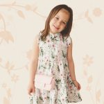 FLOOW Szafi - kislány ruha fodros aljjal, virágmintás