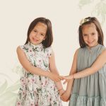 FLOOW Szafi - kislány ruha fodros aljjal, virágmintás